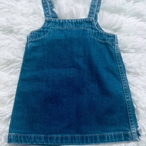 Girl's Ralph Lauren Blue Jean Dress - Picture 6 of 7